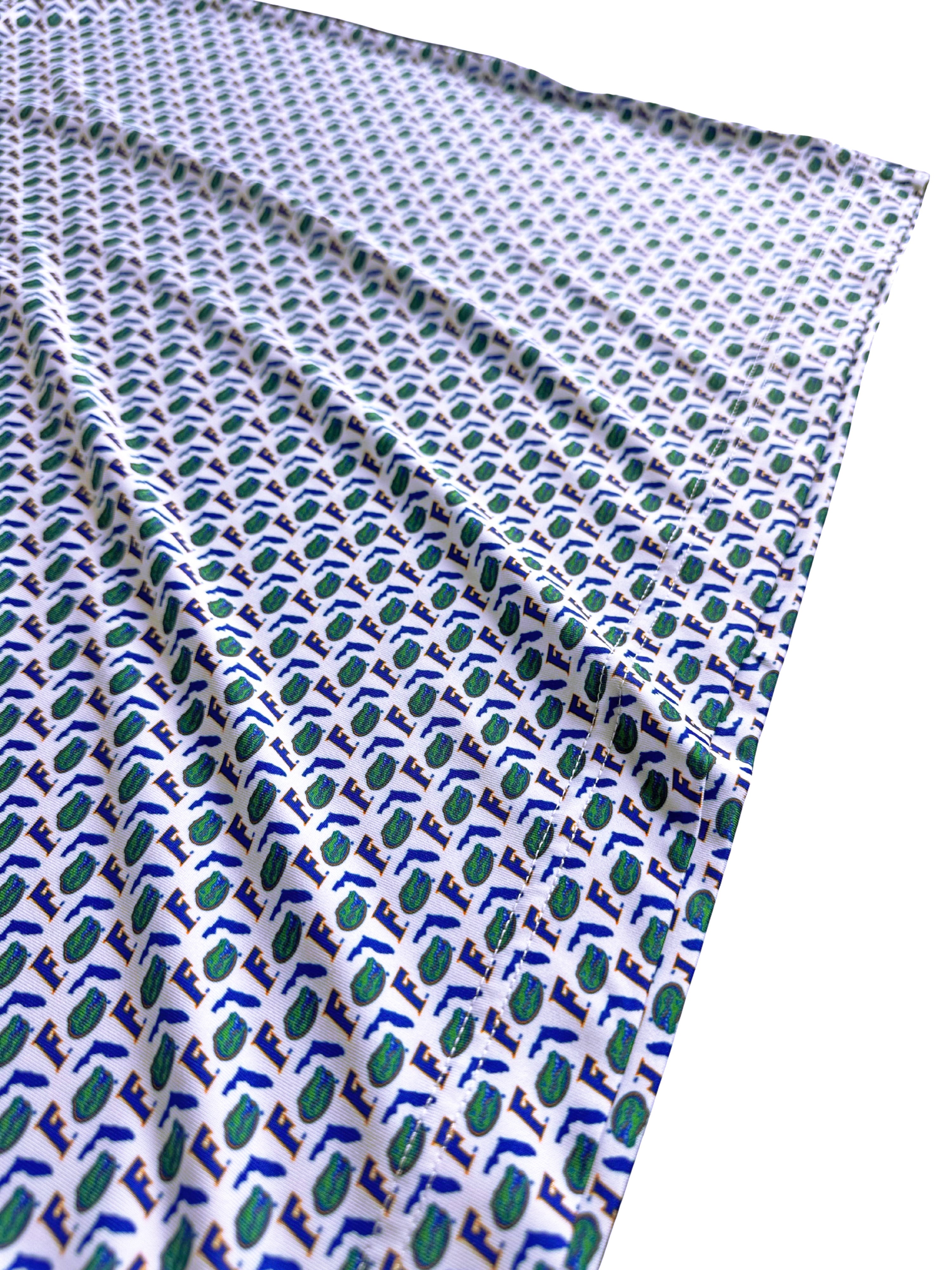 The UF Old Florida Print Polo